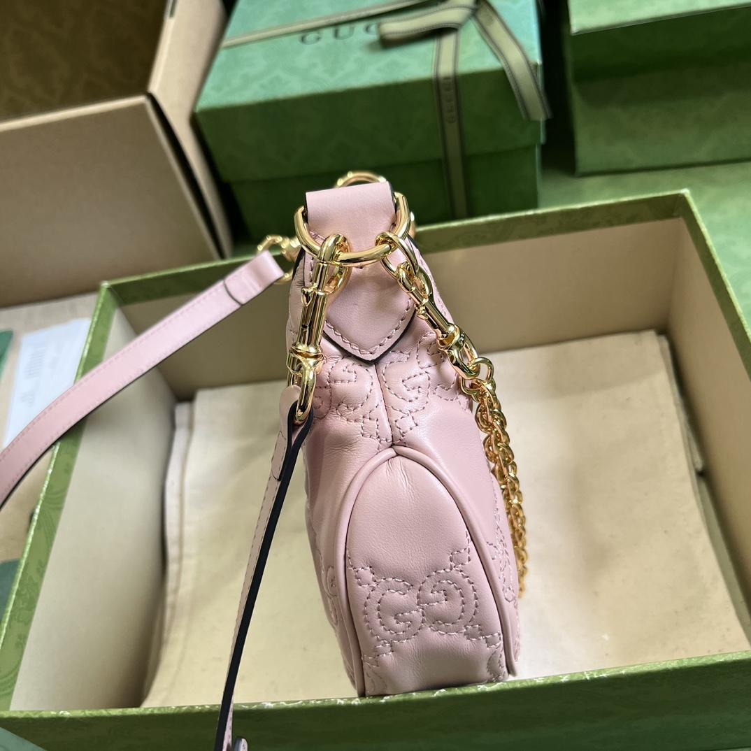 Gucci GG Matelasse Mini Bag(21x 14x 6cm) - FashionPlug
