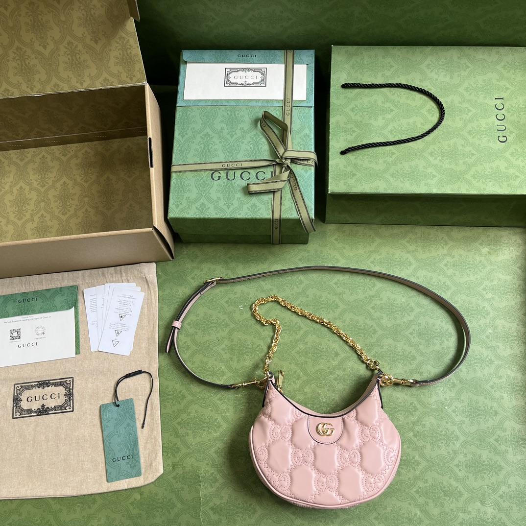 Gucci GG Matelasse Mini Bag(21x 14x 6cm) - FashionPlug