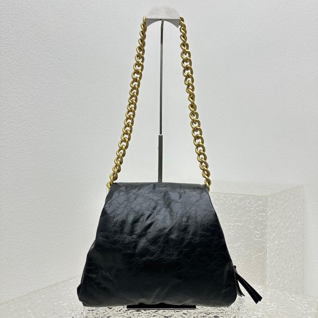 Balenciaga Puffer Small Bag In Black - FashionPlug