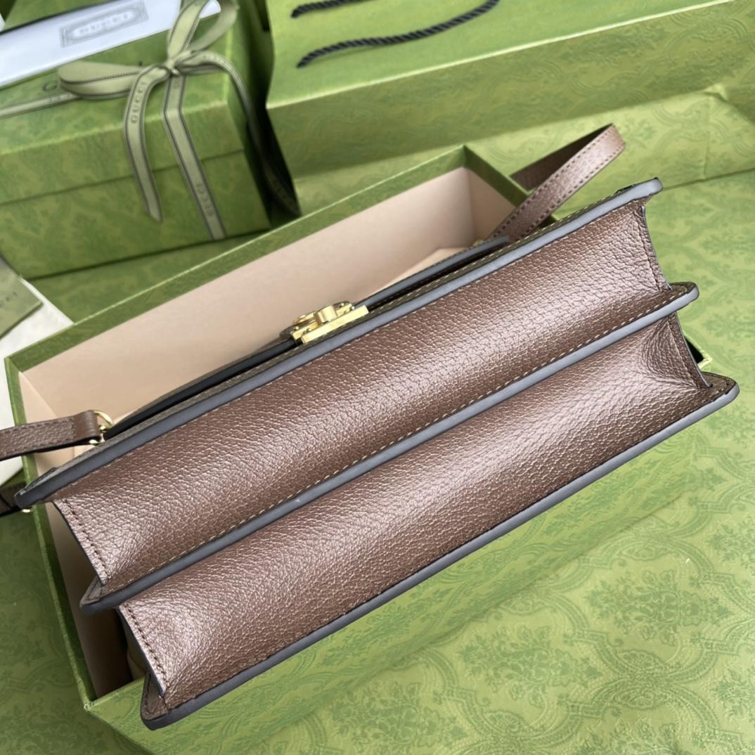 Gucci Ophidia GG Small Top Handle Bag(25-17.5-7cm) - FashionPlug