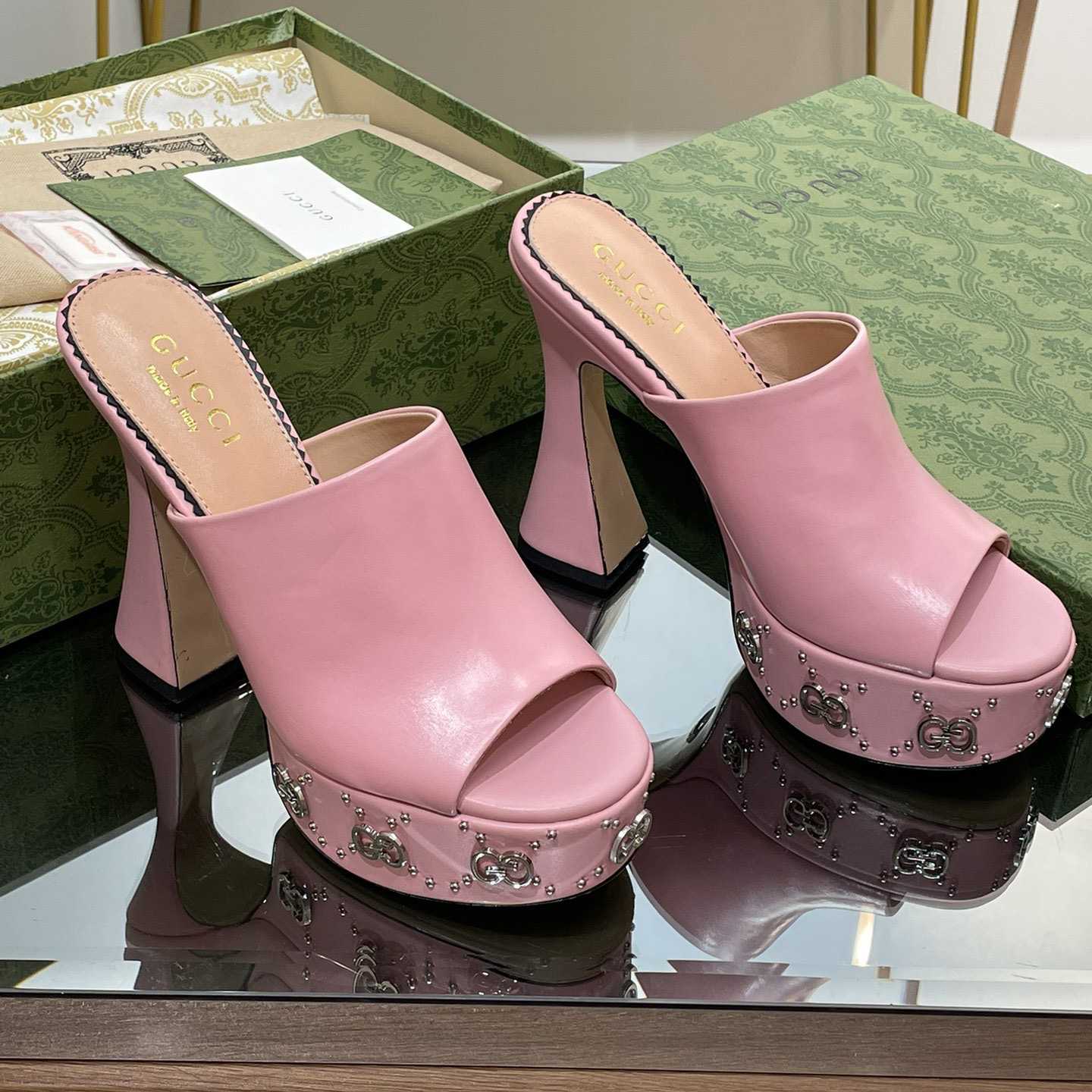Gucci Women's Platform Slide Sandal - FashionPlug