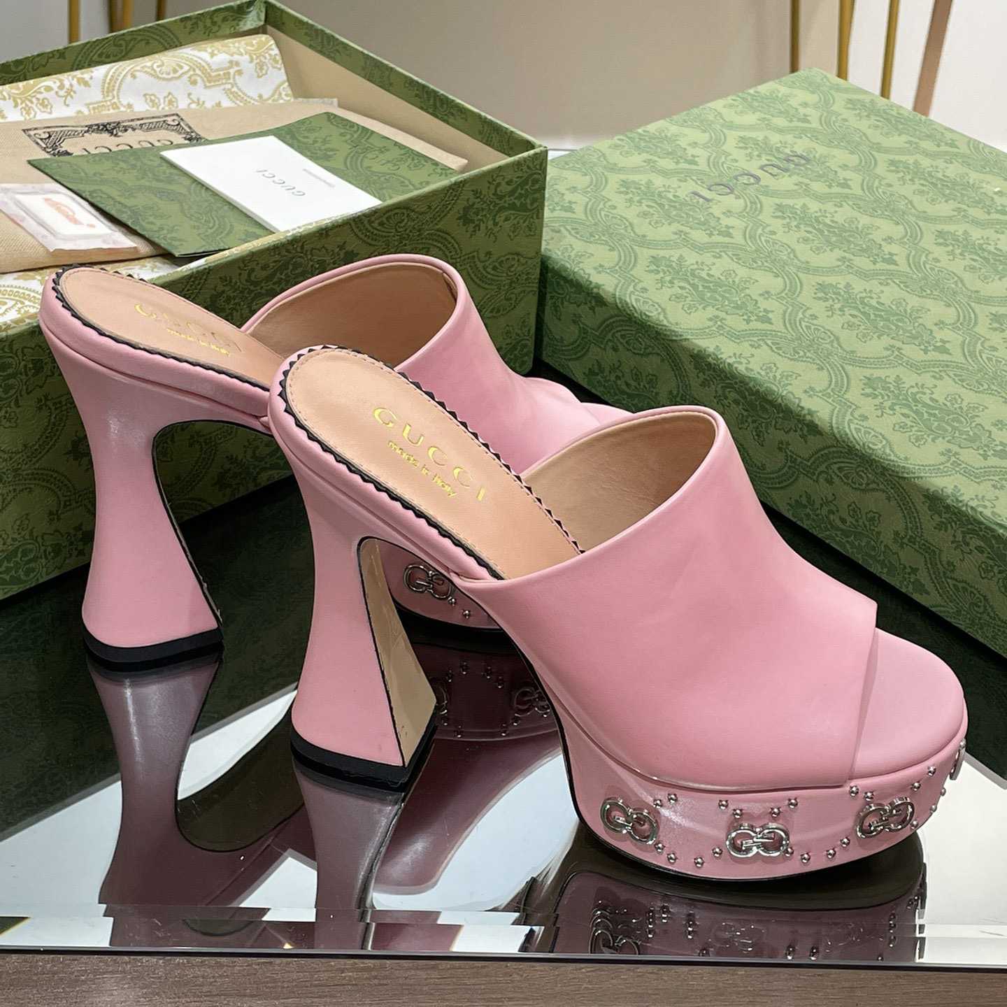 Gucci Women's Platform Slide Sandal - FashionPlug