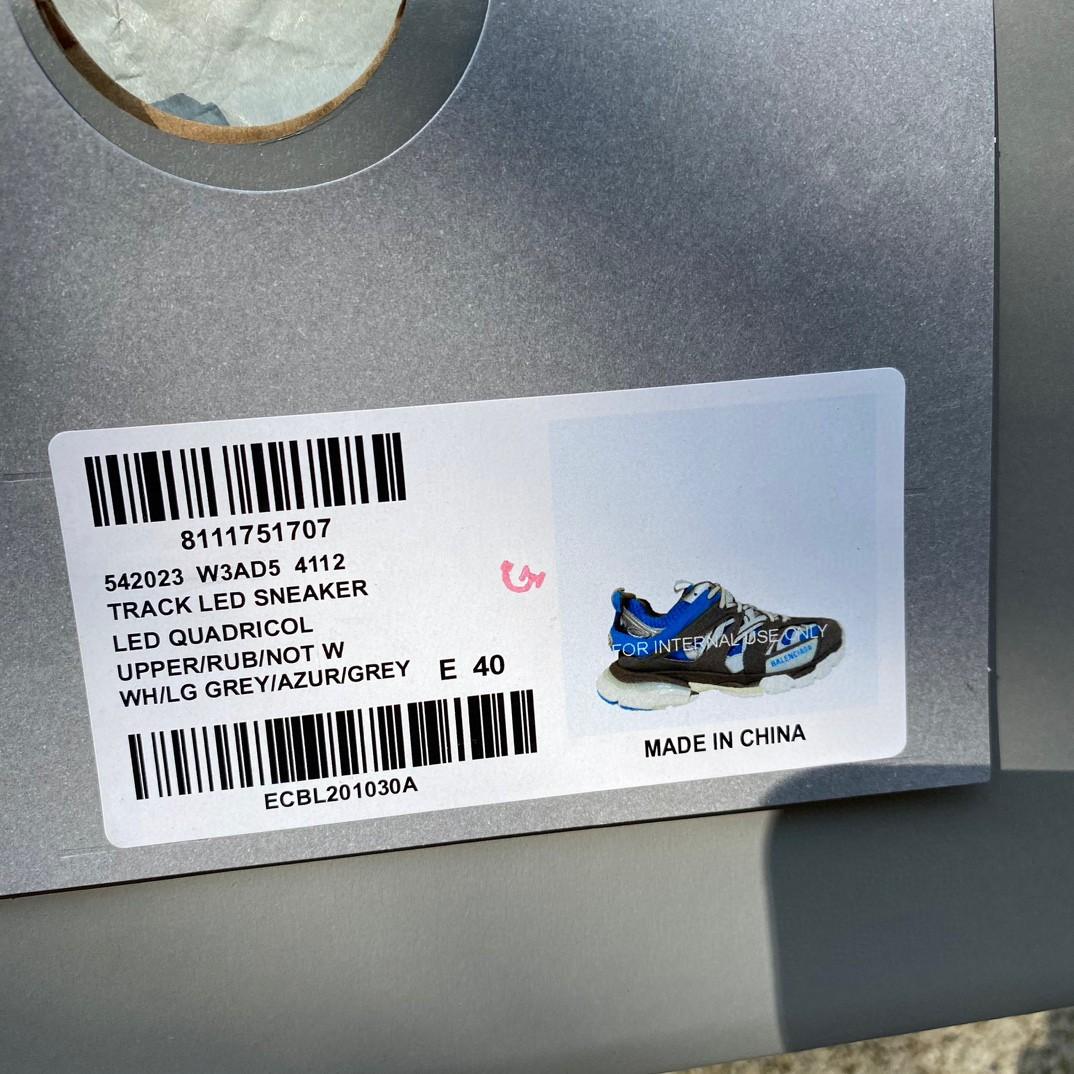 Balenciaga Track Sneaker LED in white - FashionPlug