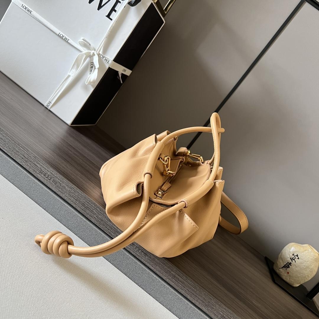 Loewe Small Paseo Bag In Shiny Nappa Calfskin - FashionPlug