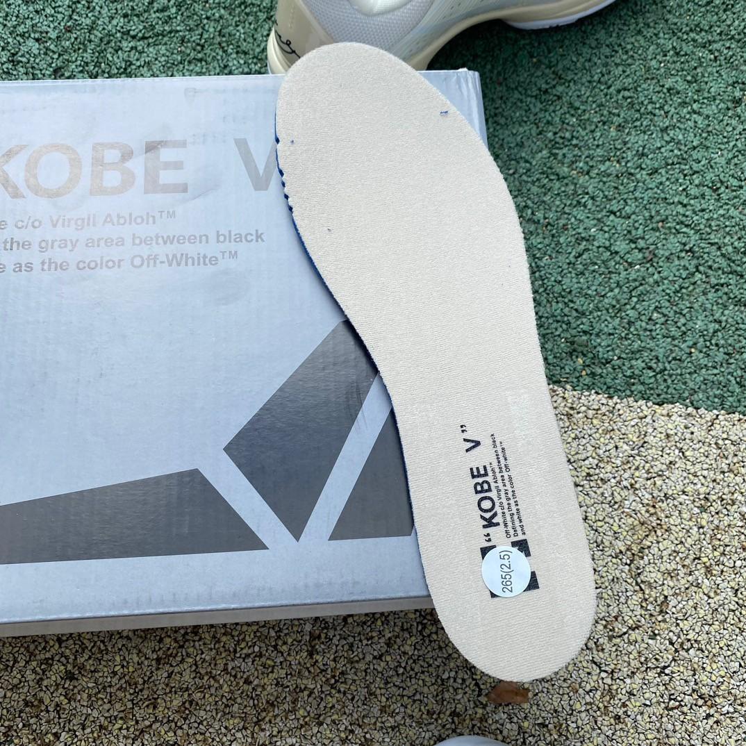 Off-white x Nike Kobe Sneaker      CZ0790-113 - FashionPlug