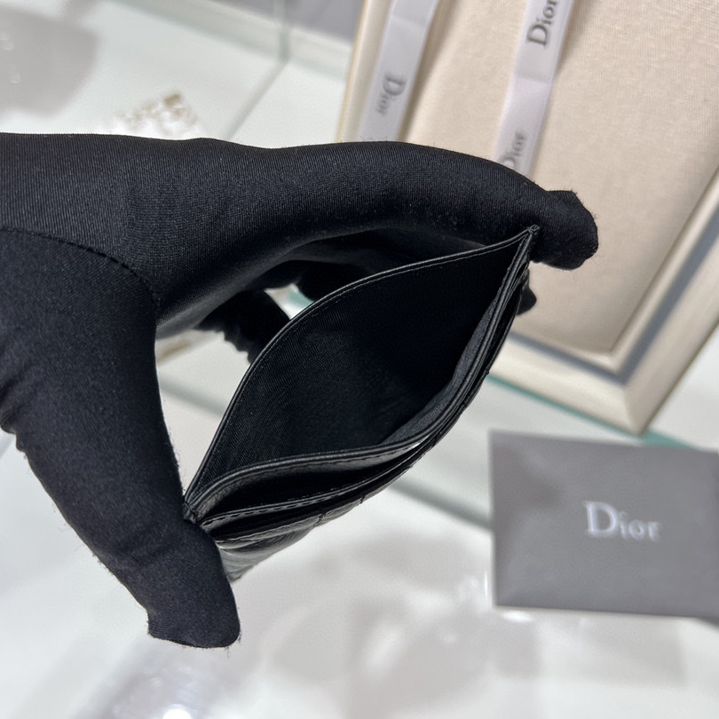 Dior Caro Five-Slot Card Holder - FashionPlug