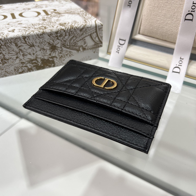 Dior Caro Five-Slot Card Holder - FashionPlug