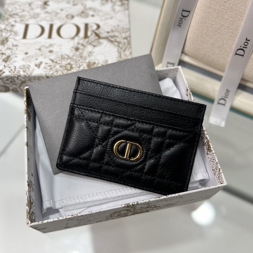 Dior Caro Five-Slot Card Holder - FashionPlug
