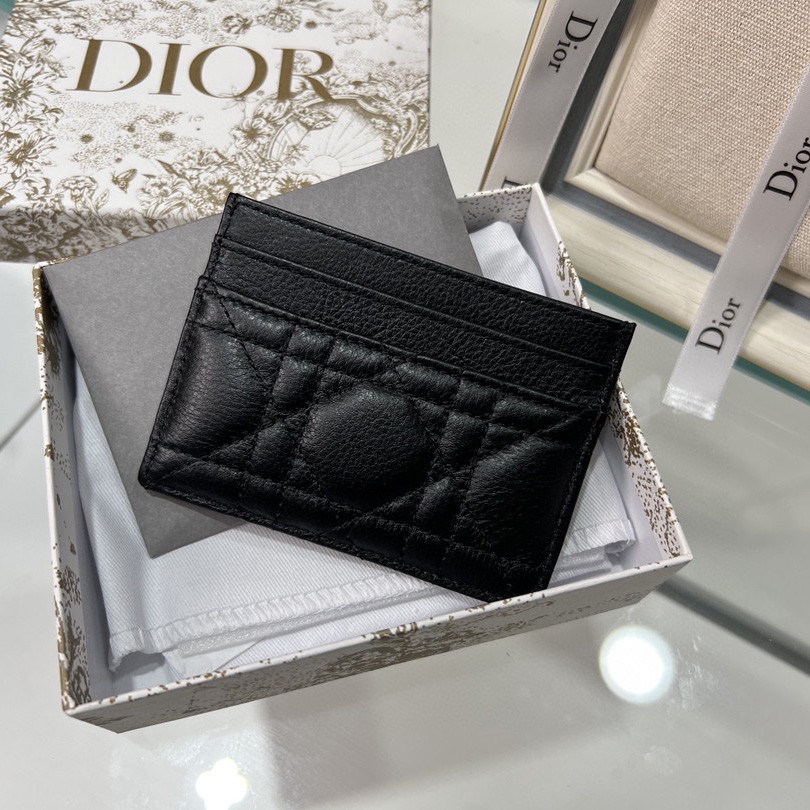 Dior Caro Five-Slot Card Holder - FashionPlug