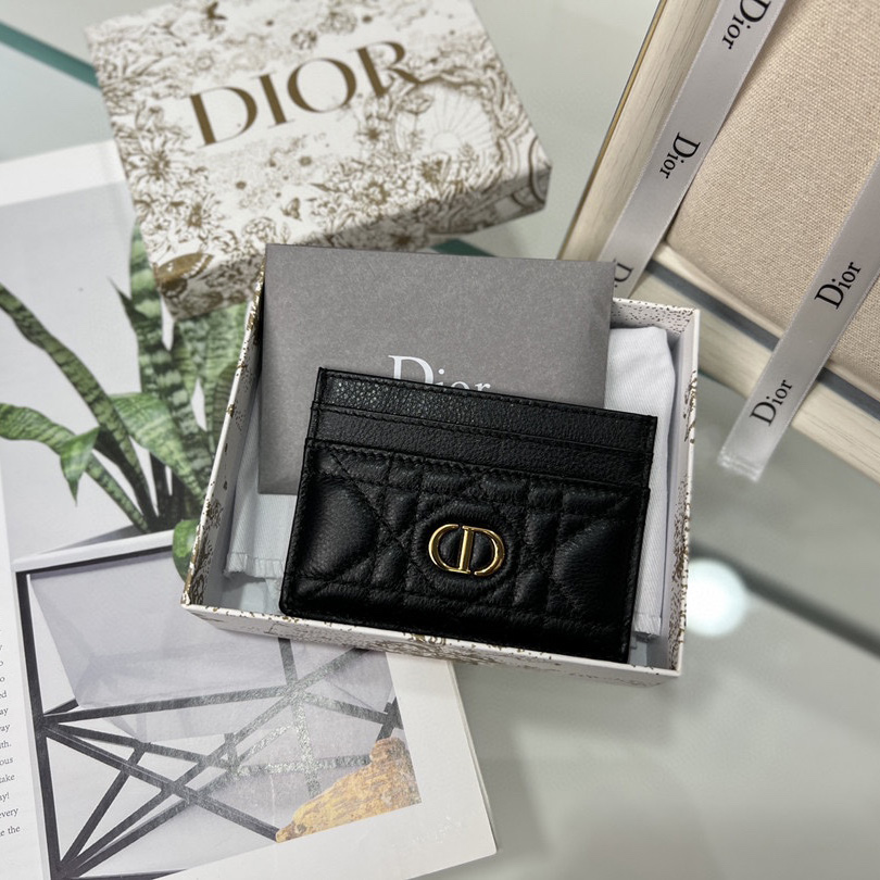 Dior Caro Five-Slot Card Holder - FashionPlug