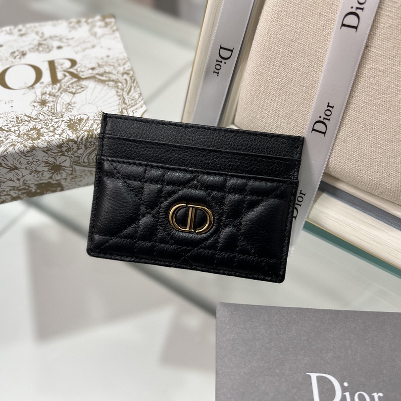 Dior Caro Five-Slot Card Holder - FashionPlug