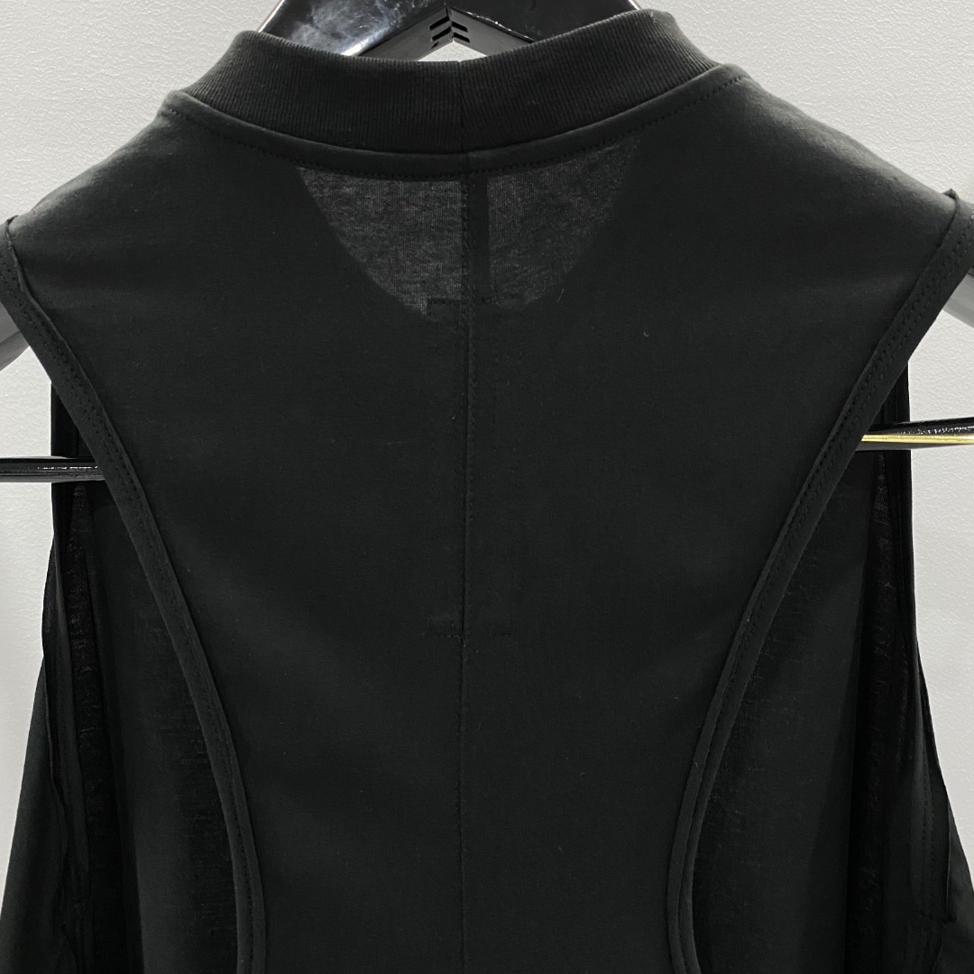 Rick Owens Graphic-print Cotton Vest - FashionPlug