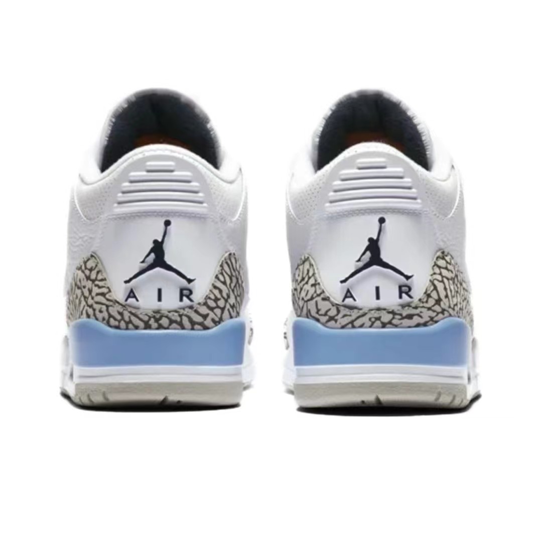 Air Jordan 3 Retro Unc Basketball Shoes   CT8532-104 - FashionPlug
