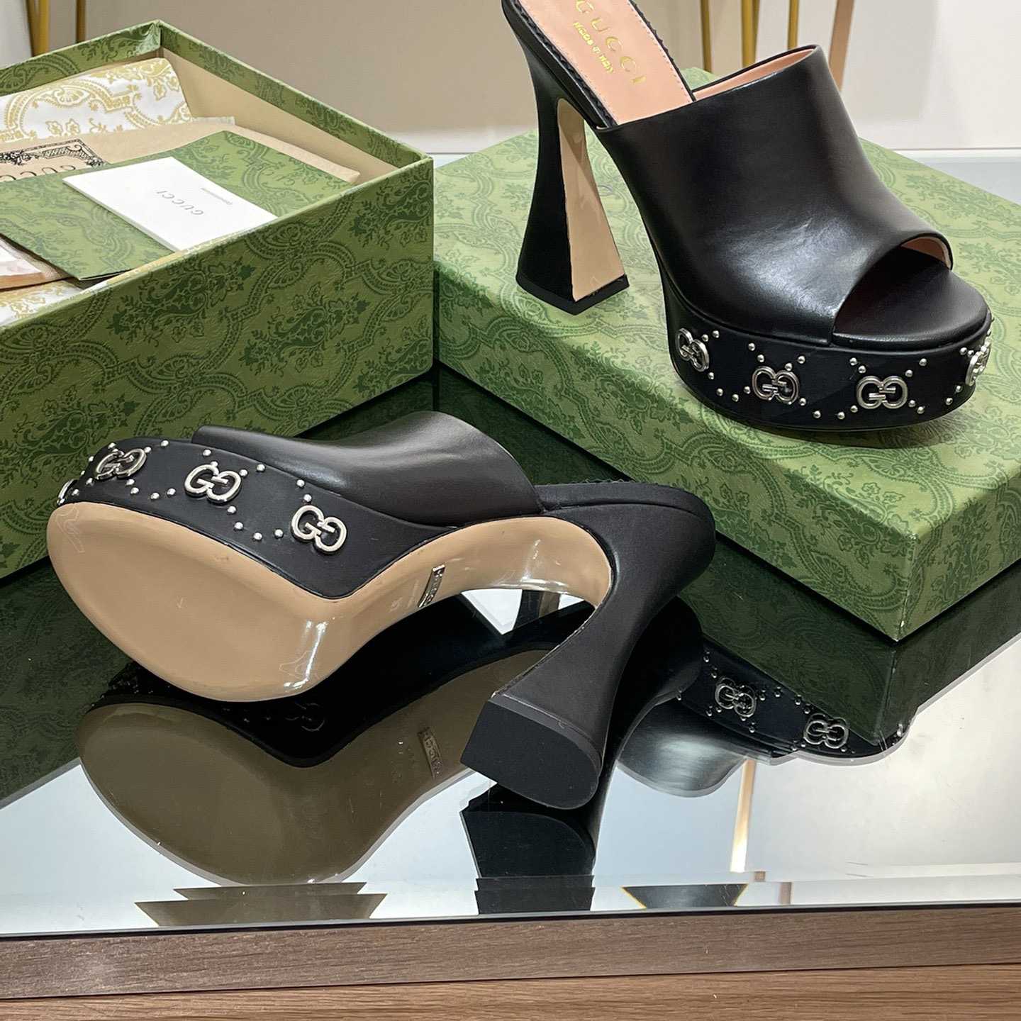 Gucci Women's Platform Slide Sandal - FashionPlug
