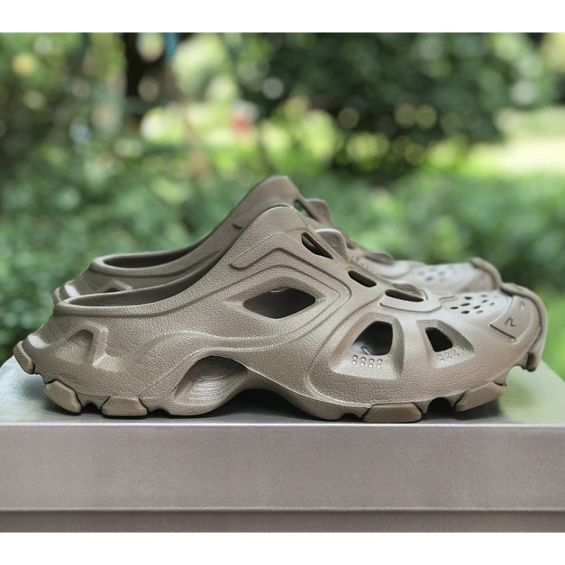 Balenciaga HD Mule In Dark Beige  - FashionPlug
