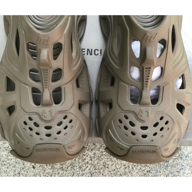 Balenciaga HD Mule In Dark Beige  - FashionPlug