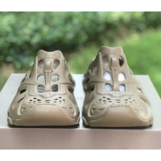 Balenciaga HD Mule In Dark Beige  - FashionPlug