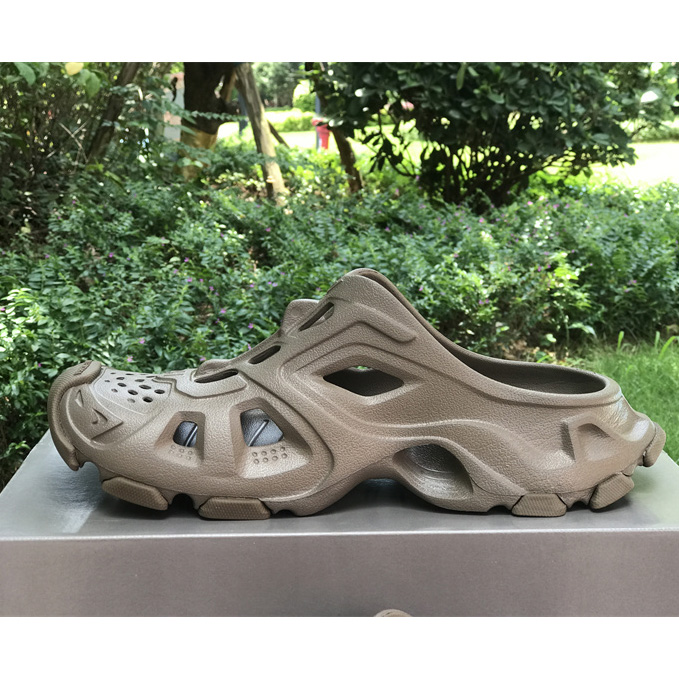 Balenciaga HD Mule In Dark Beige  - FashionPlug