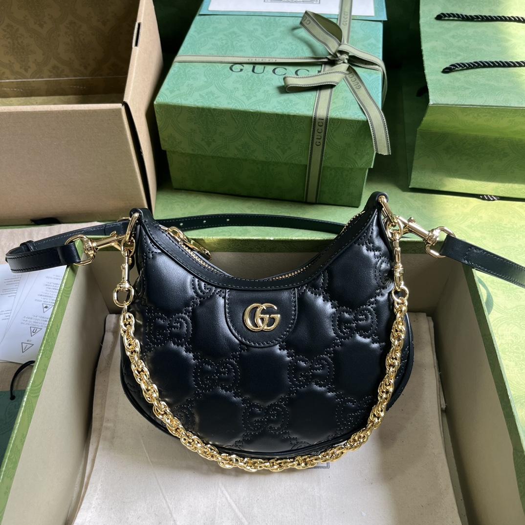 Gucci GG Matelasse Mini Bag(21x 14x 6cm) - FashionPlug