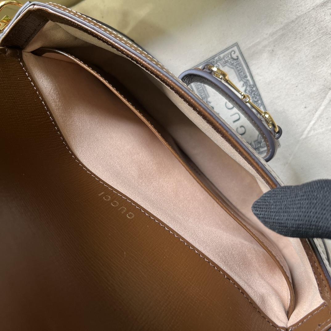 Gucci Horsebit 1955 Mini Bag (21.5x 12.5x 3cm) - FashionPlug