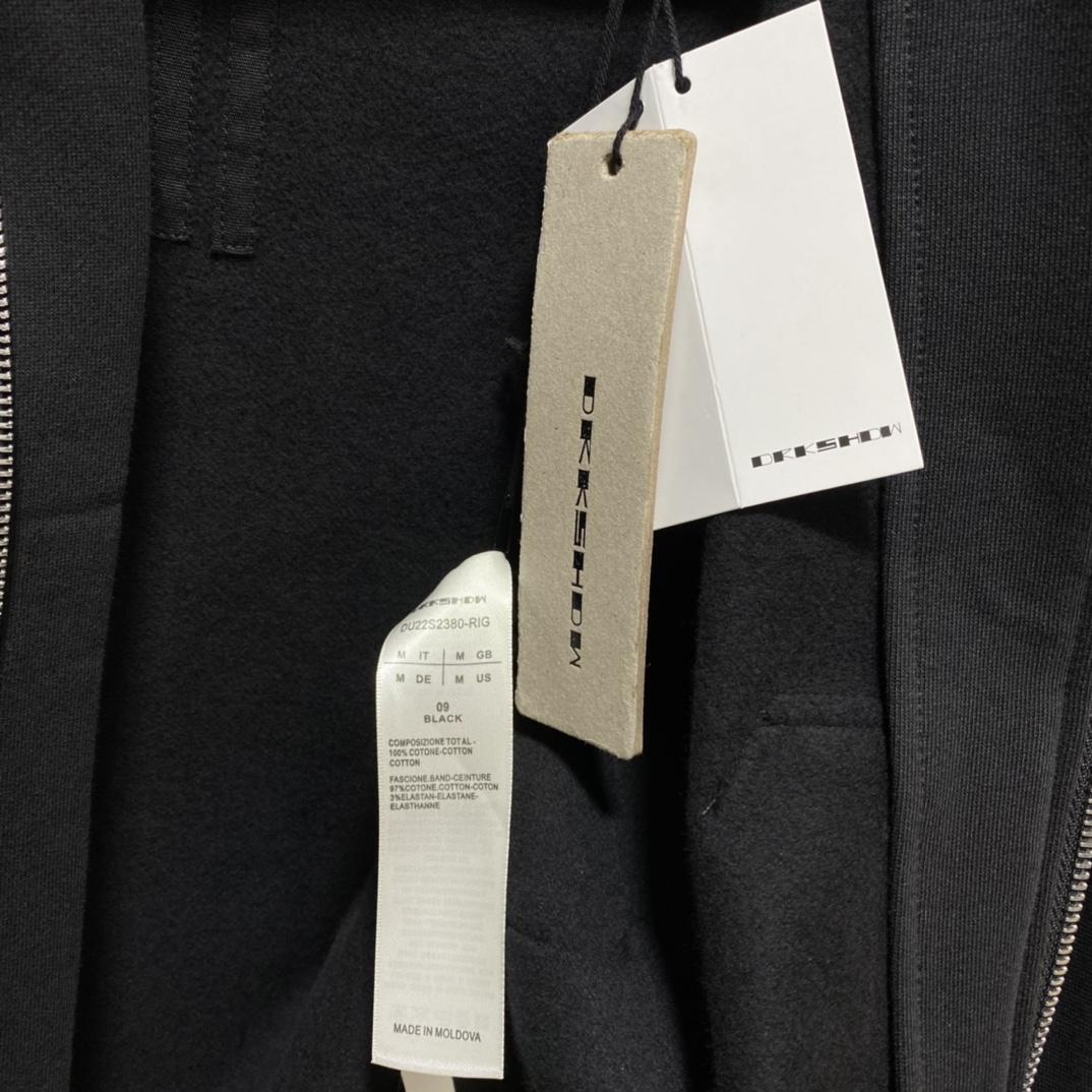 Rick Owens Drkshdw Black Mountain Sweatshirt - FashionPlug