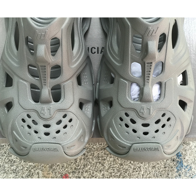 Balenciaga HD Mule In Grey  - FashionPlug