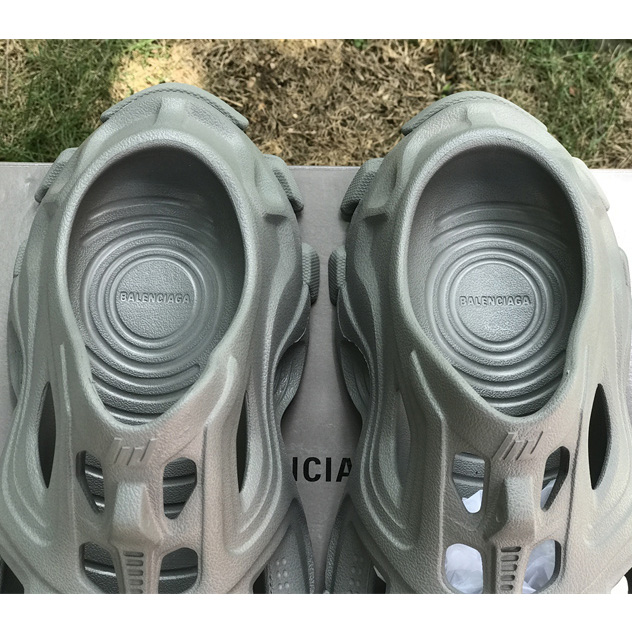 Balenciaga HD Mule In Grey  - FashionPlug