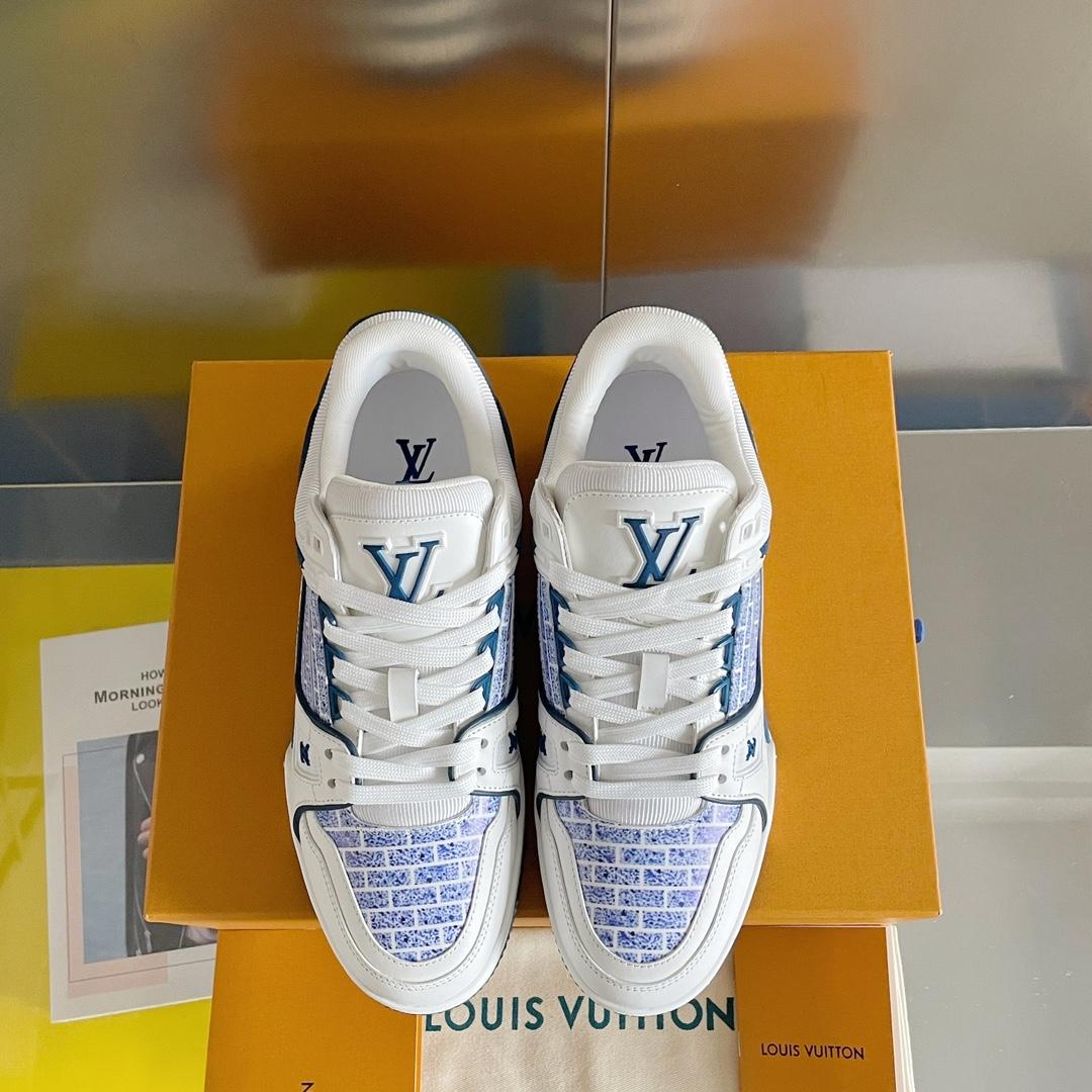 Louis Vuitton LV Trainer Sneaker        - FashionPlug