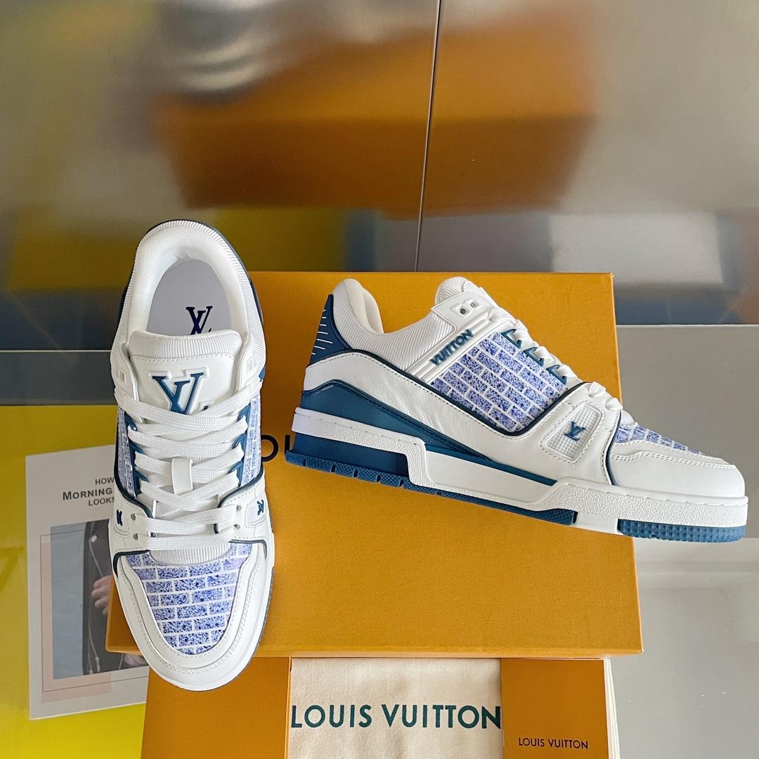 Louis Vuitton LV Trainer Sneaker        - FashionPlug