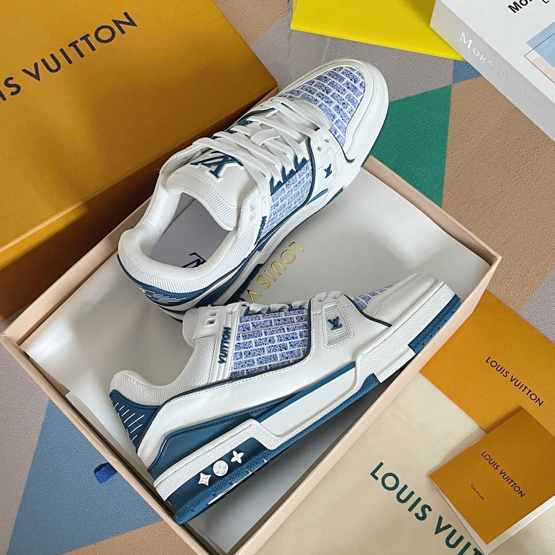 Louis Vuitton LV Trainer Sneaker        - FashionPlug
