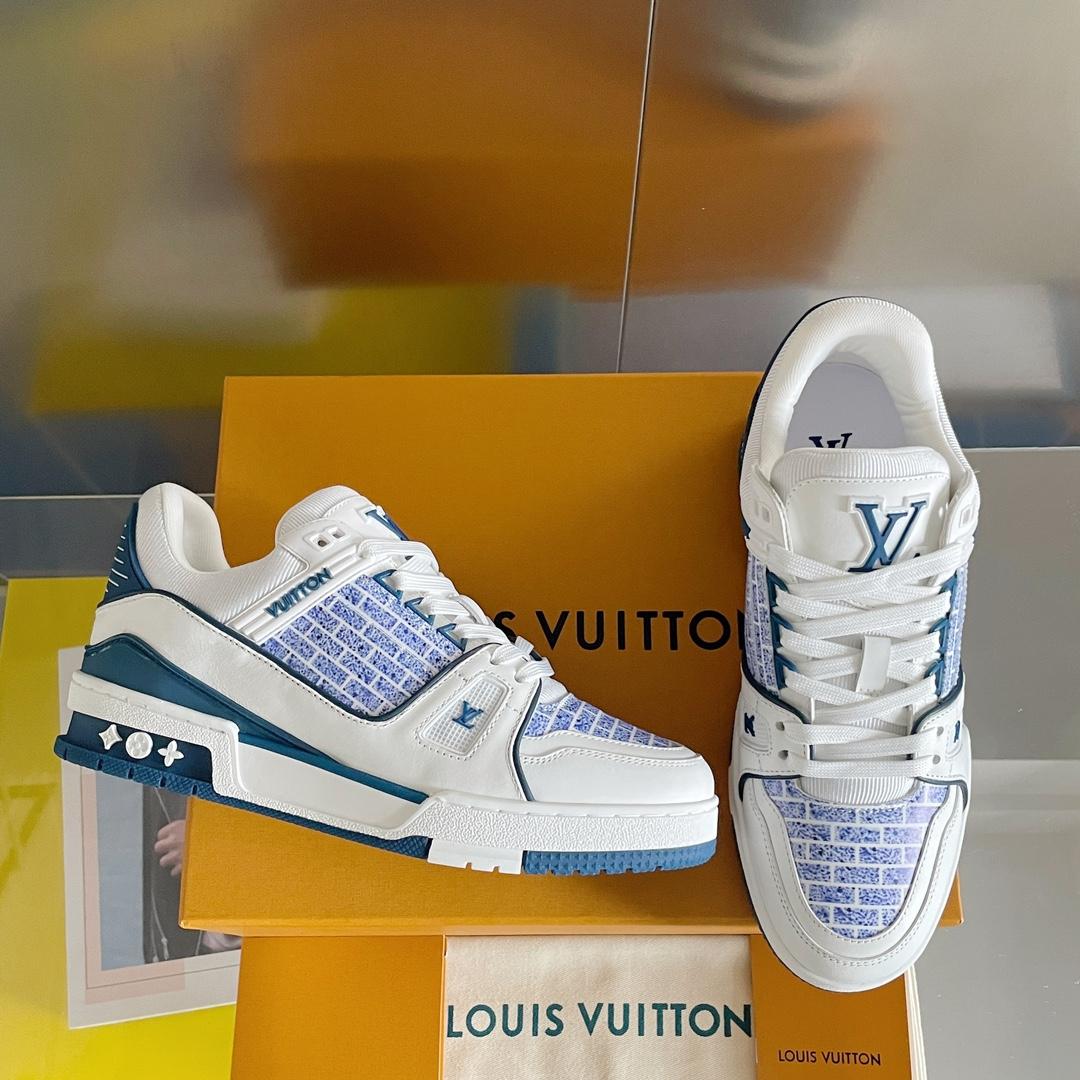 Louis Vuitton LV Trainer Sneaker        - FashionPlug