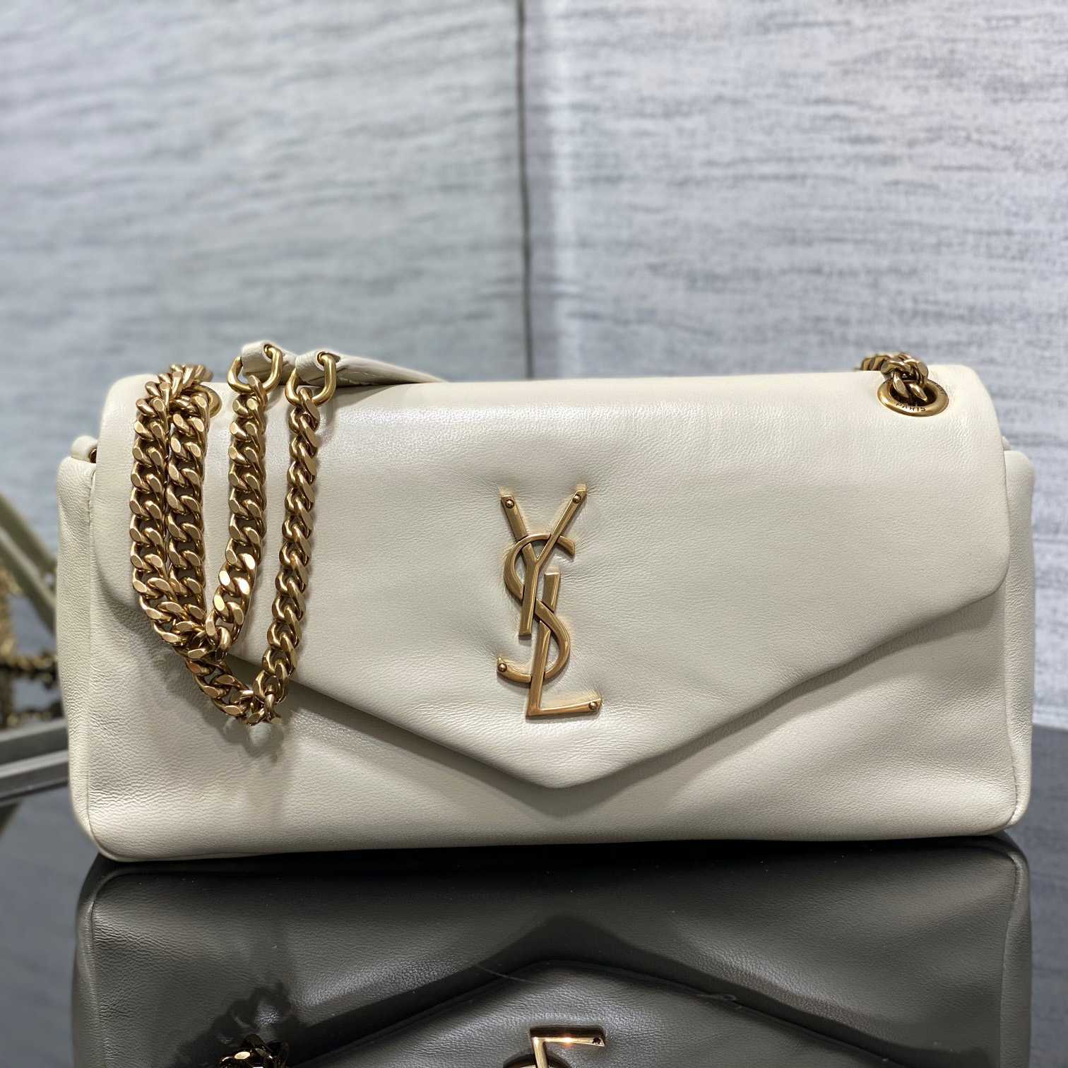 Saint Laurent Calypso In Lambskin - FashionPlug