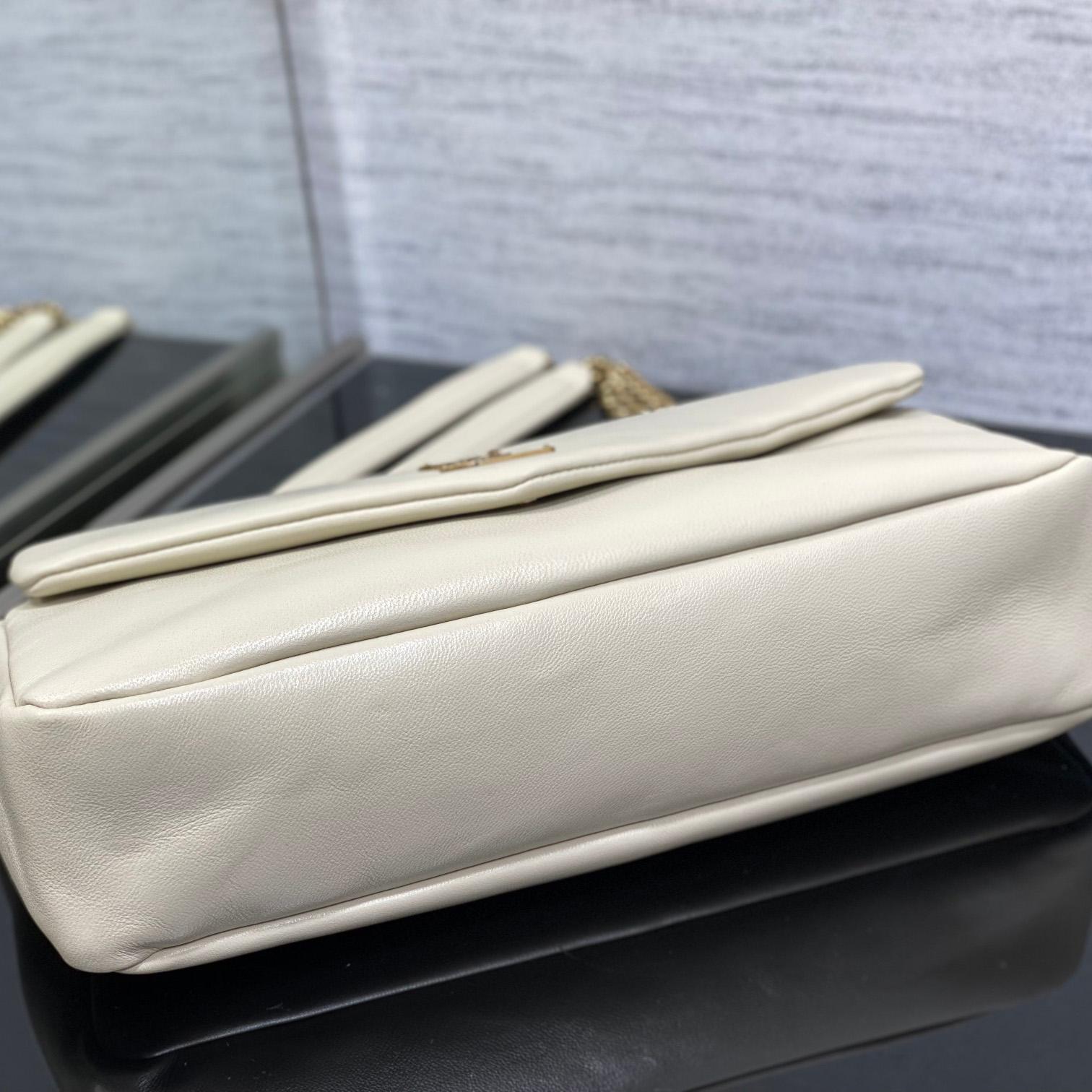Saint Laurent Calypso In Lambskin - FashionPlug