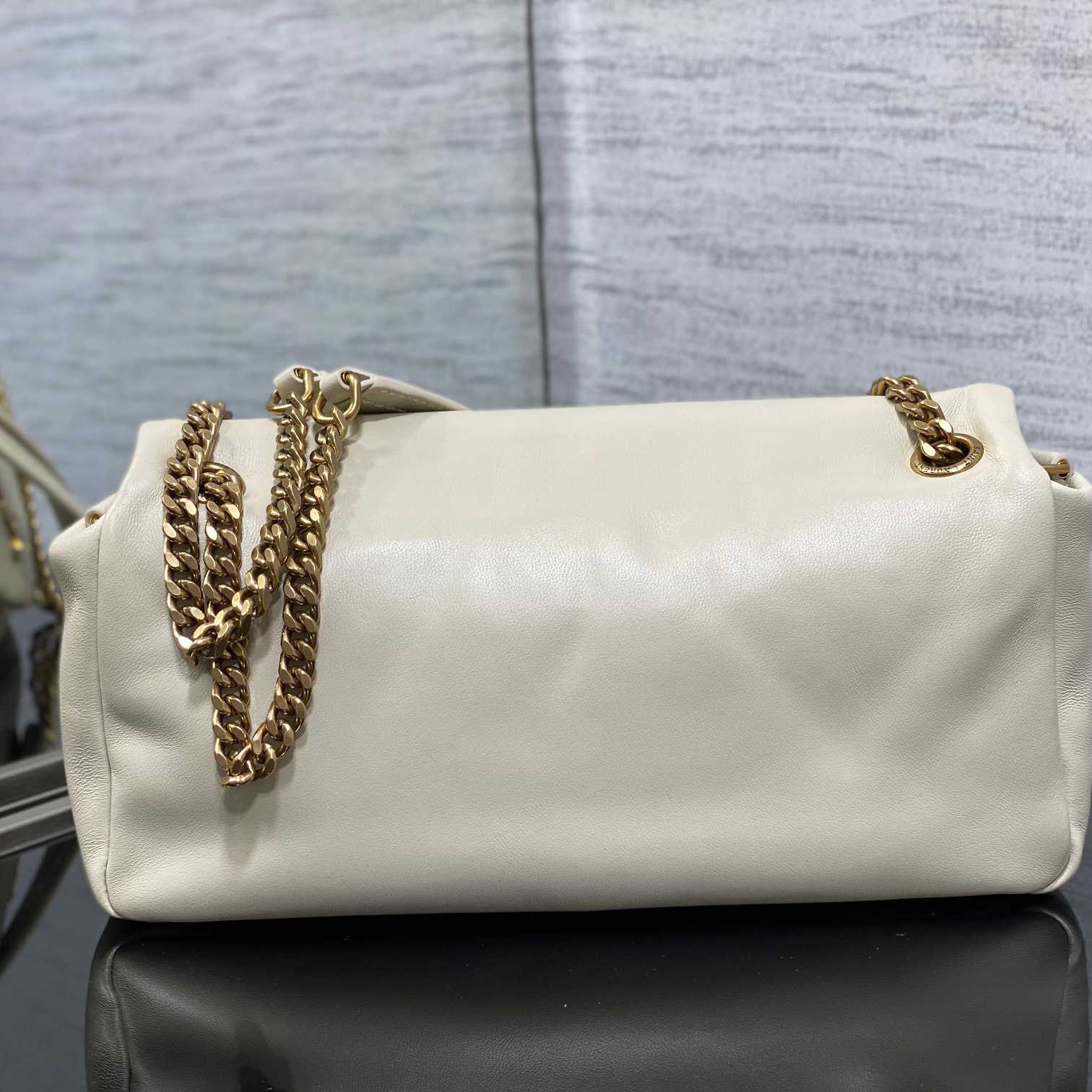 Saint Laurent Calypso In Lambskin - FashionPlug