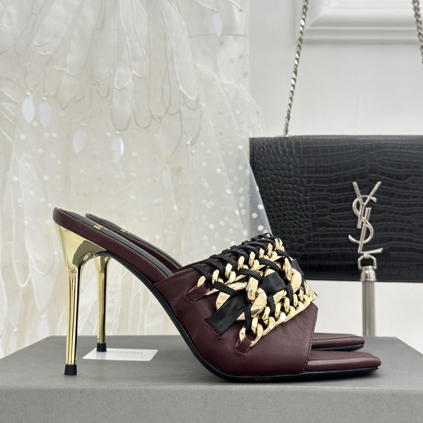 Balmain Chain-link Detail 110mm Pumps - FashionPlug