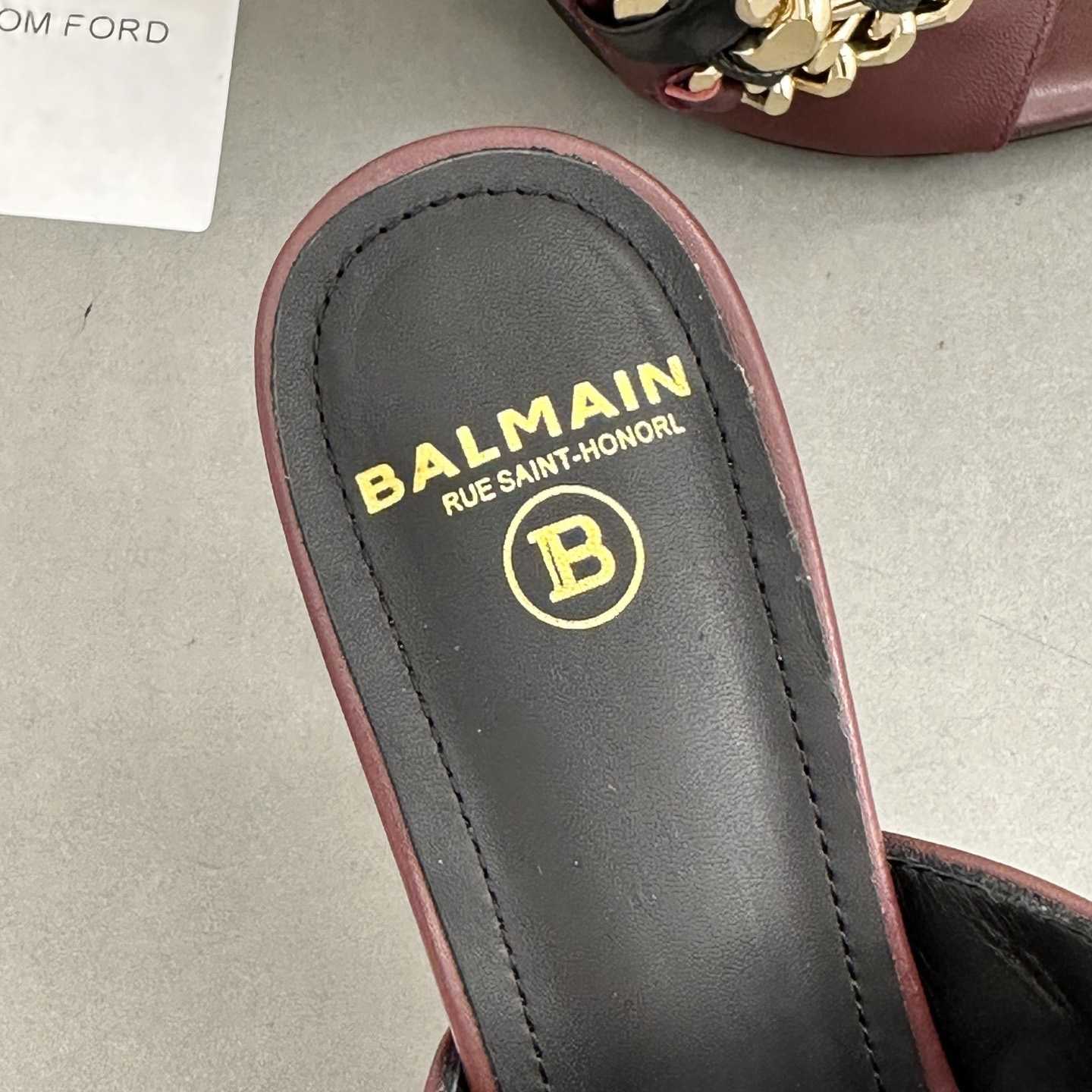 Balmain Chain-link Detail 110mm Pumps - FashionPlug