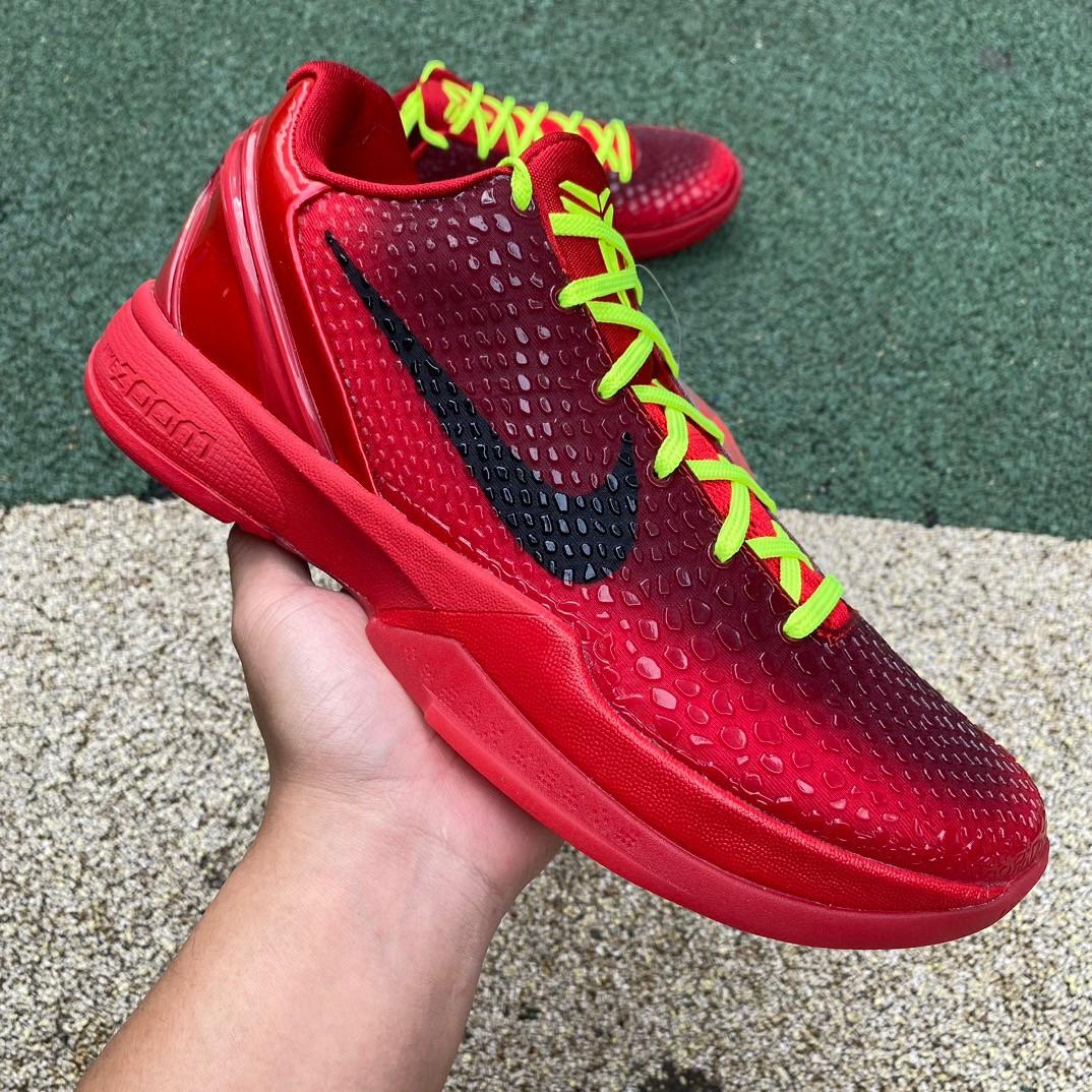 Nike Kobe 6 Protro “Reverse Grinch” Sneakers         FV4921-600 - FashionPlug