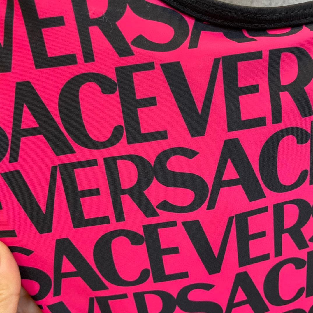 Versace Allover Reversible Swimsuit - FashionPlug