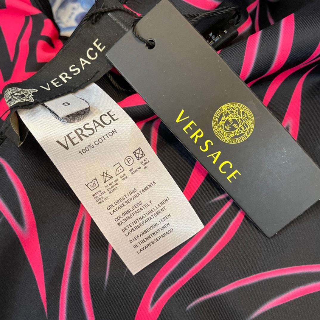 Versace Allover Reversible Swimsuit - FashionPlug