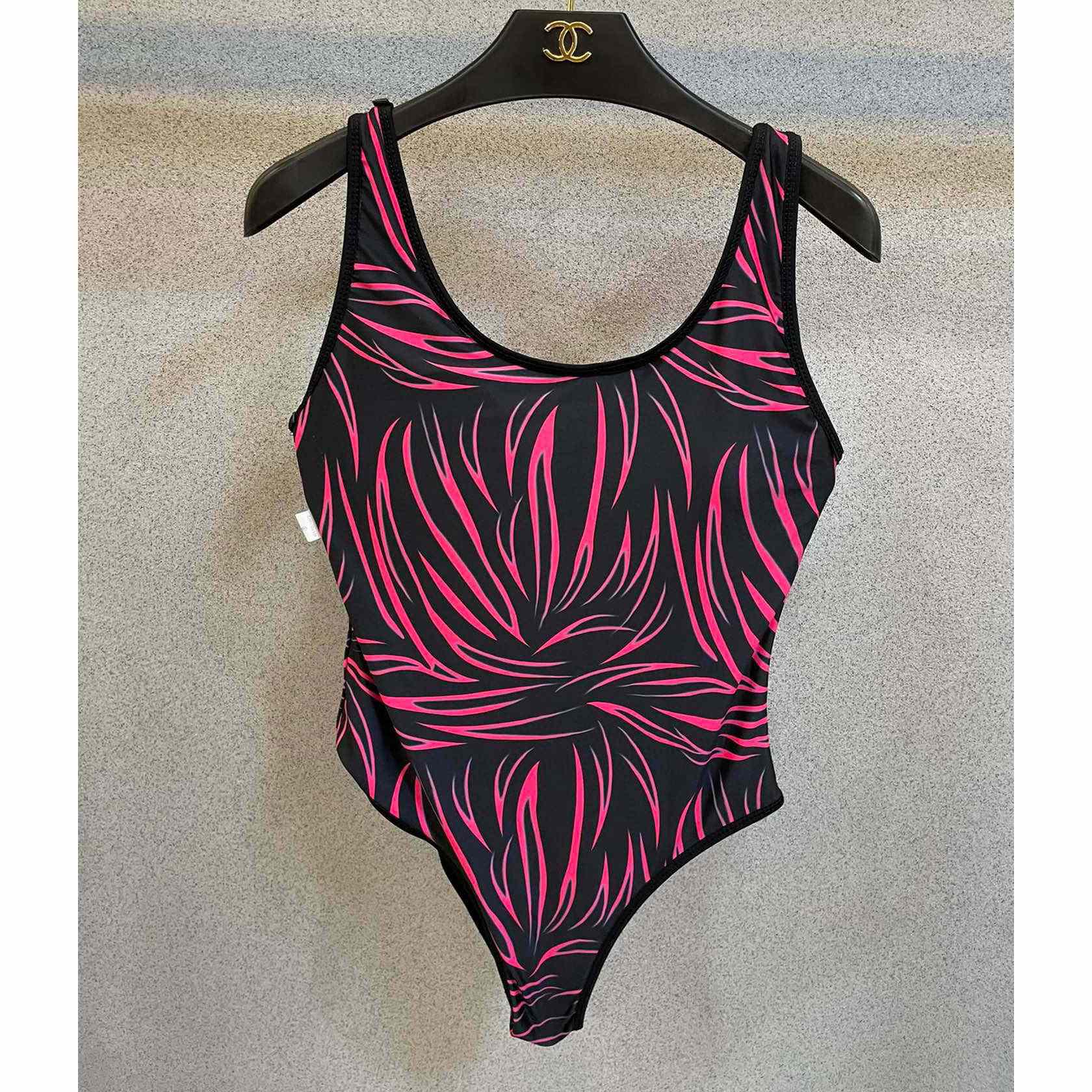 Versace Allover Reversible Swimsuit - FashionPlug