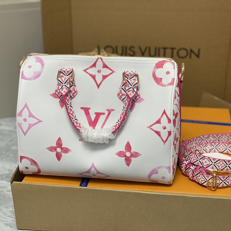 Louis Vuitton Speedy Bandoulière 25 Handbag   (25x19x15cm)  M23073 - FashionPlug