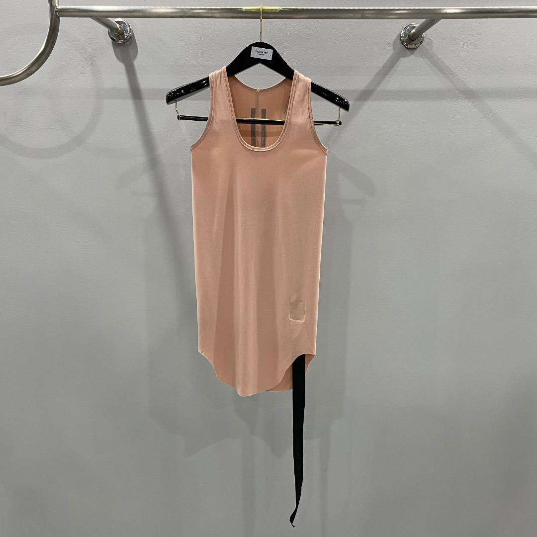 Rick Owens Drkshdw Curved-hem Tank Top - FashionPlug