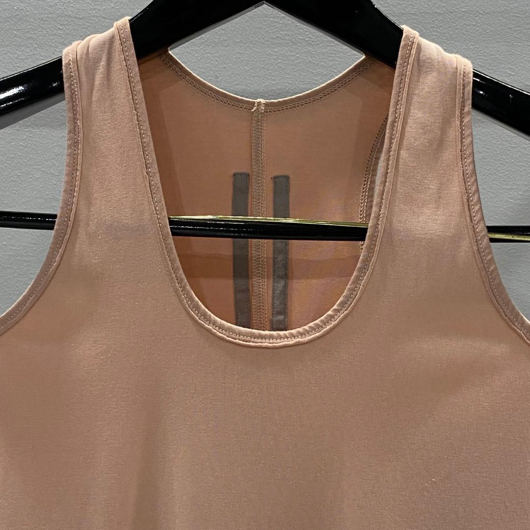 Rick Owens Drkshdw Curved-hem Tank Top - FashionPlug