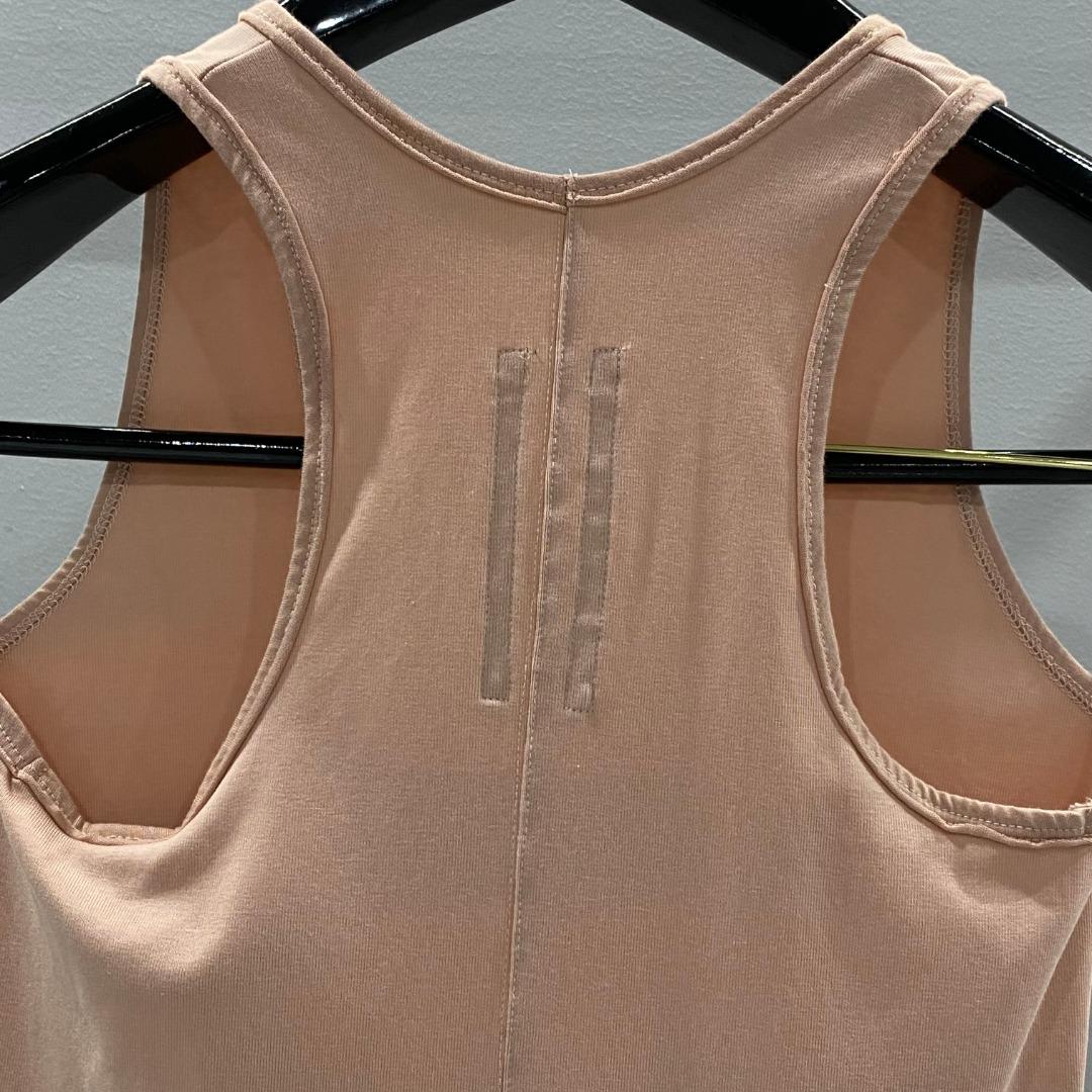 Rick Owens Drkshdw Curved-hem Tank Top - FashionPlug
