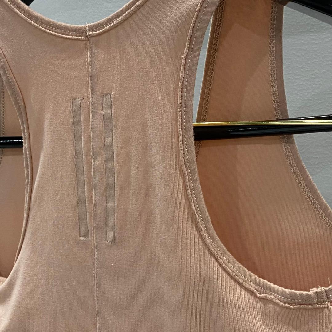 Rick Owens Drkshdw Curved-hem Tank Top - FashionPlug