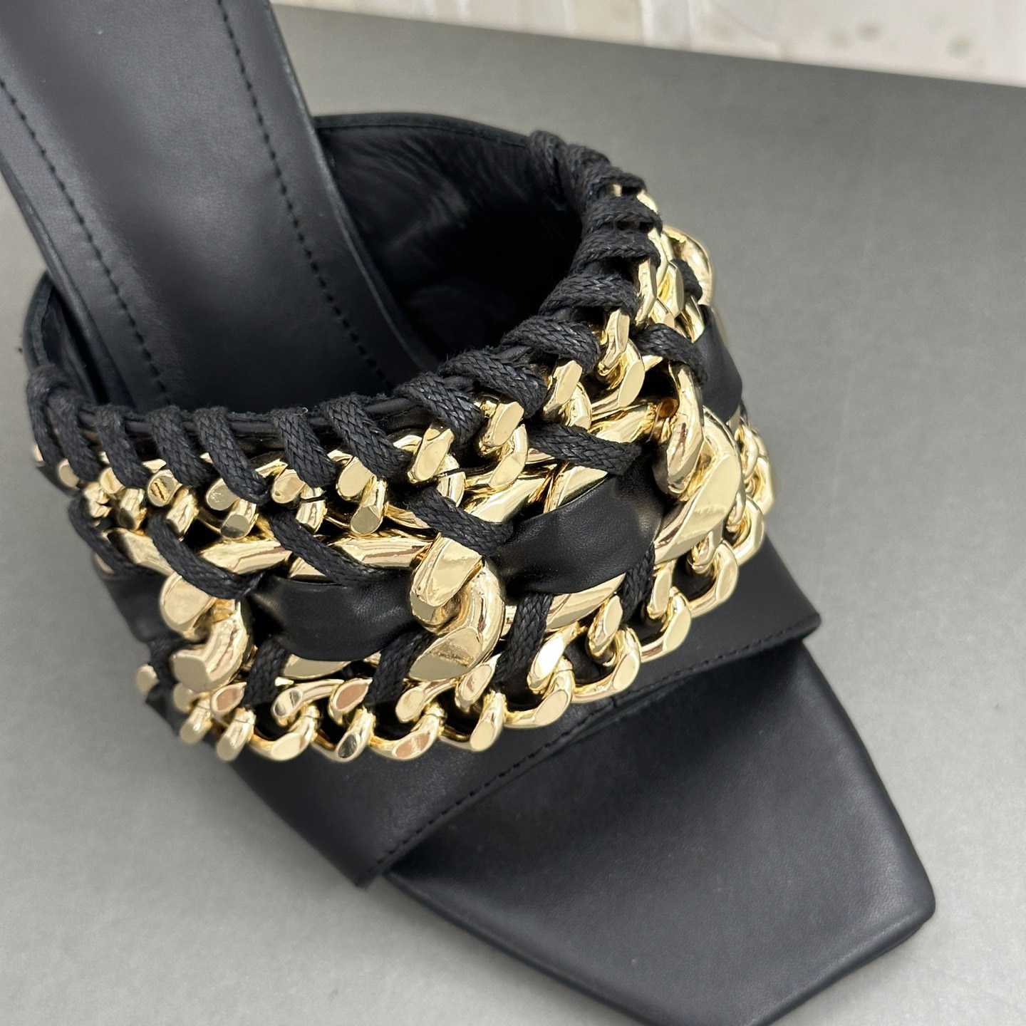 Balmain Chain-link Detail 110mm Pumps - FashionPlug