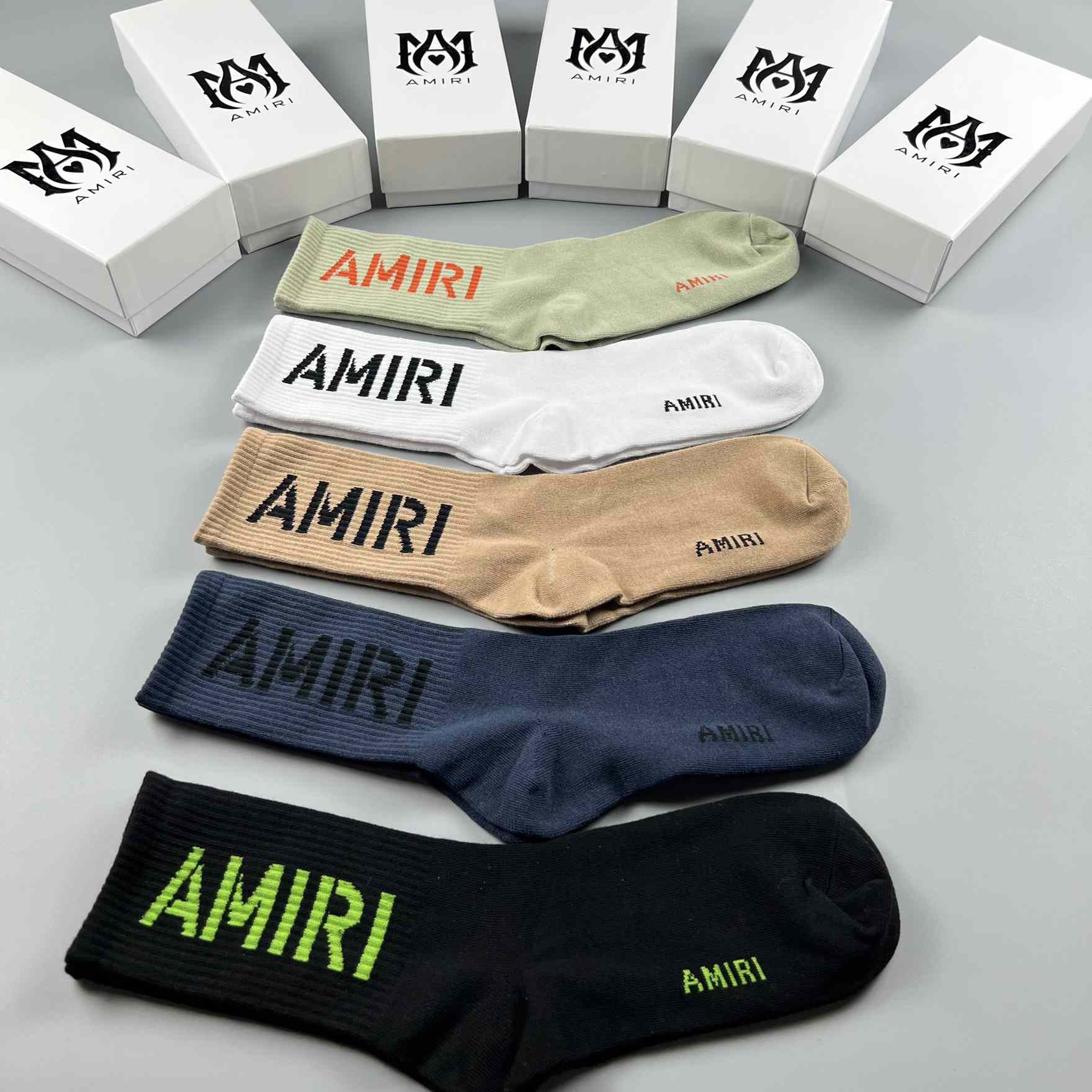 Amiri Socks /Box - FashionPlug