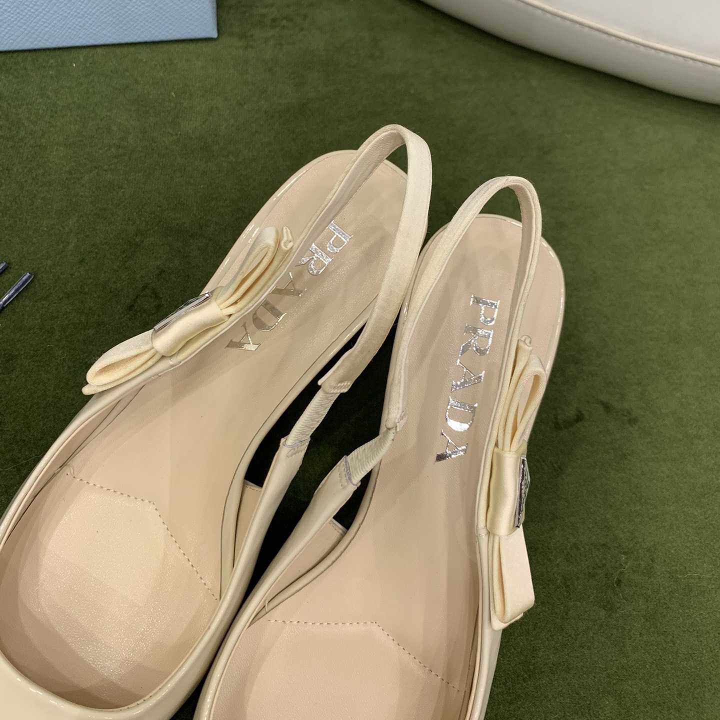 Prada Patent Leather Slingbacks - FashionPlug