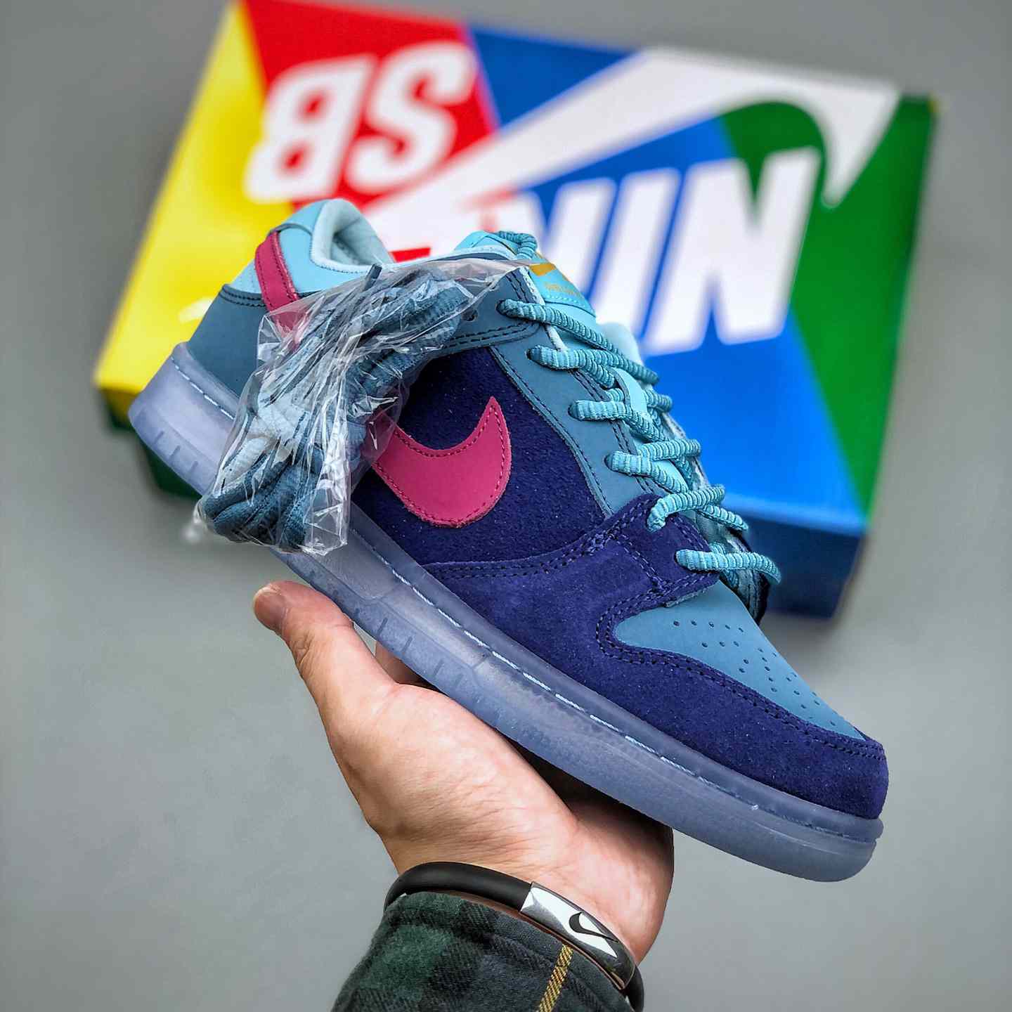 Run The Jewels x Nike SB Dunk Low Sneakers       DO9404-400 - FashionPlug