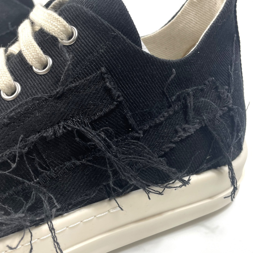 Rick Owens Drkshdw Distressed-effect Low-top Sneakers - FashionPlug